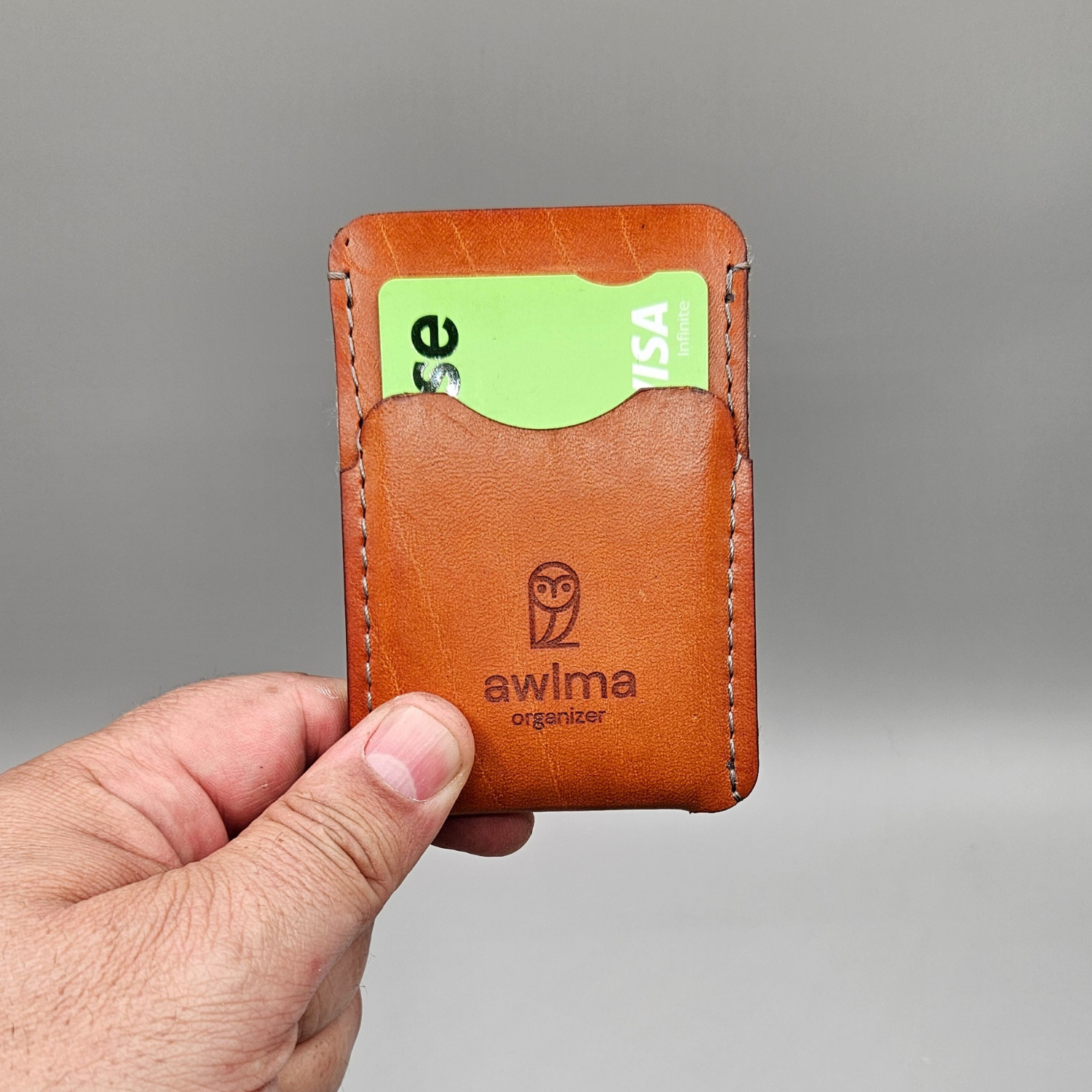 RFID Protected Leather Cardholder