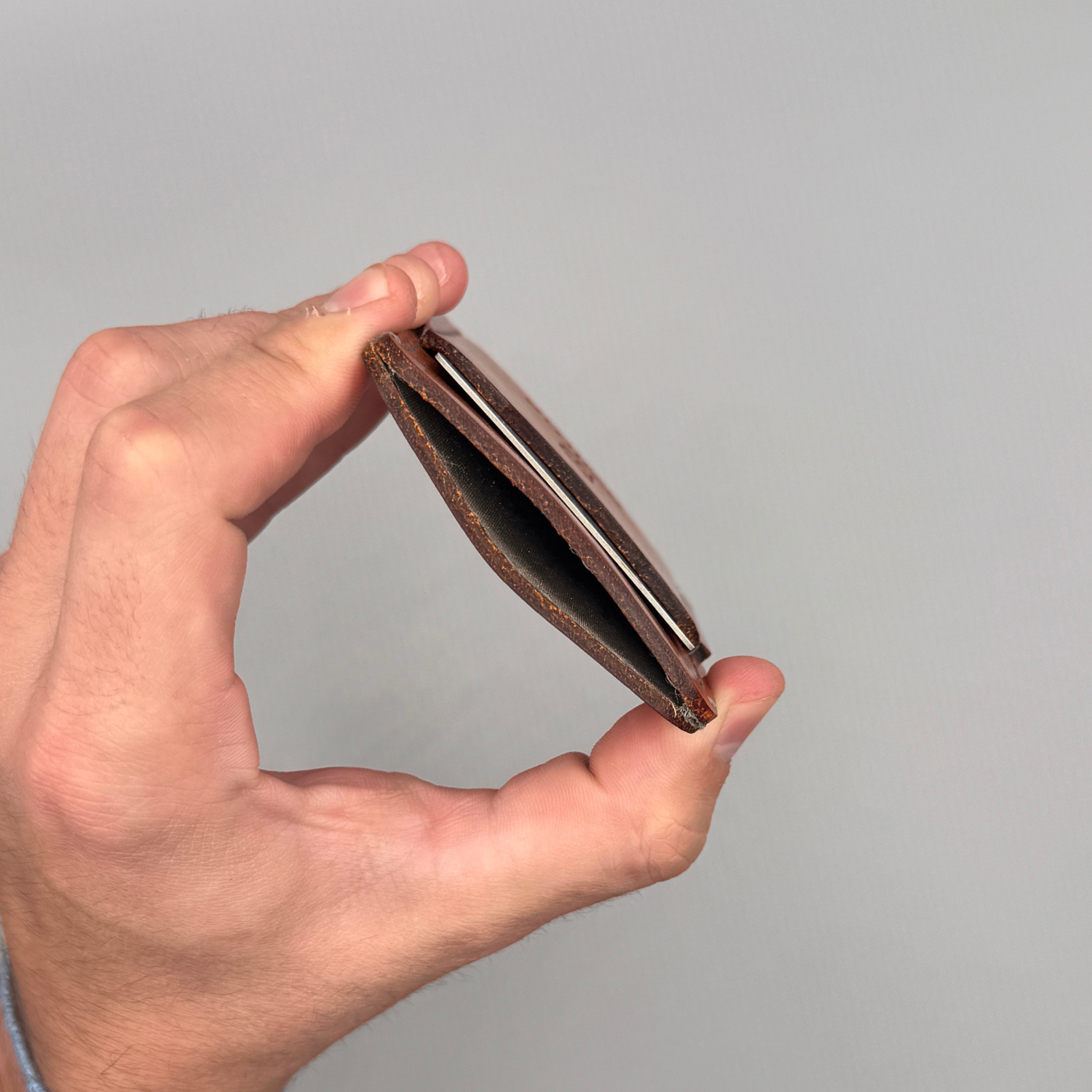 RFID Protected Leather Cardholder