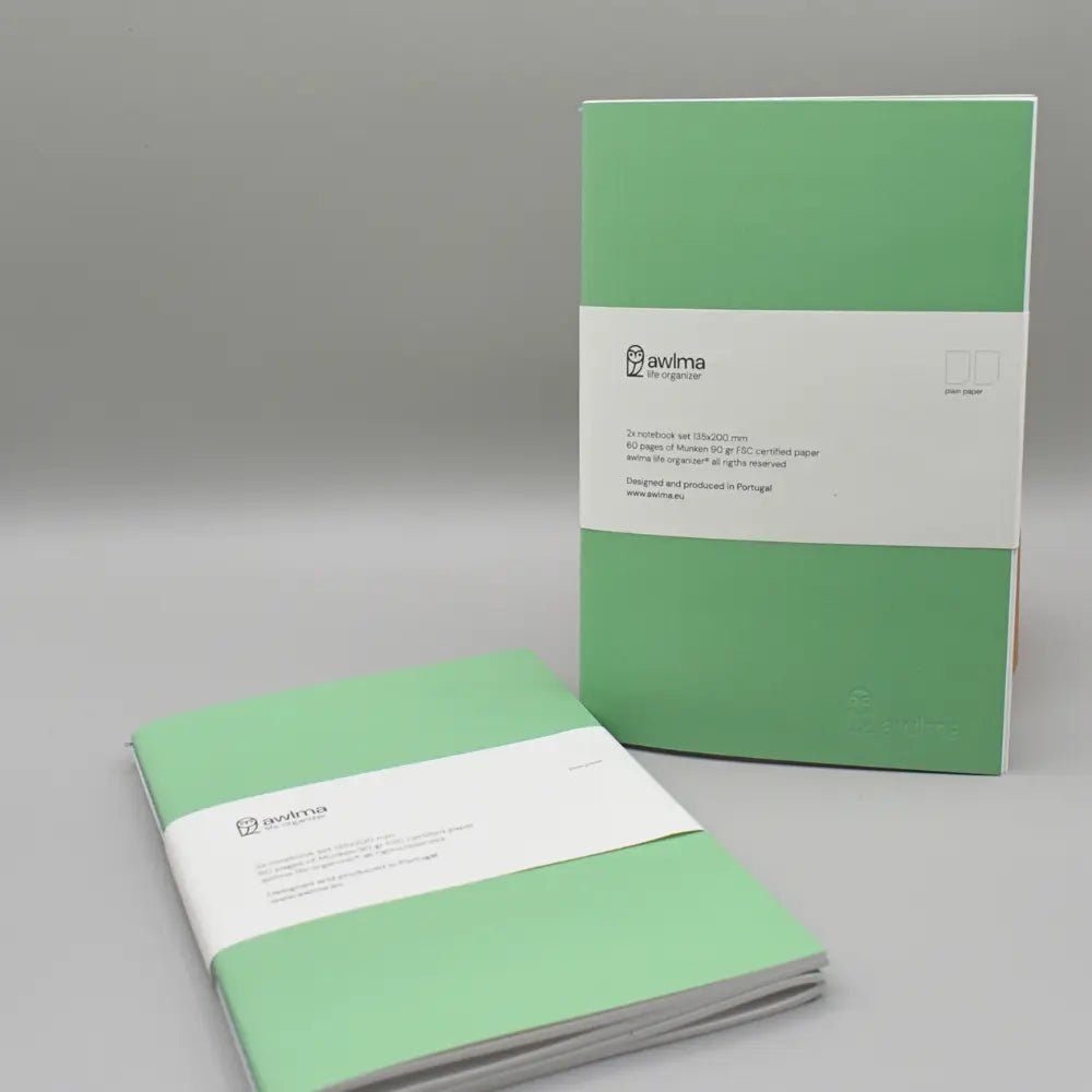 60 pages A5 Notebook Refills | Set of 2 - Awlma