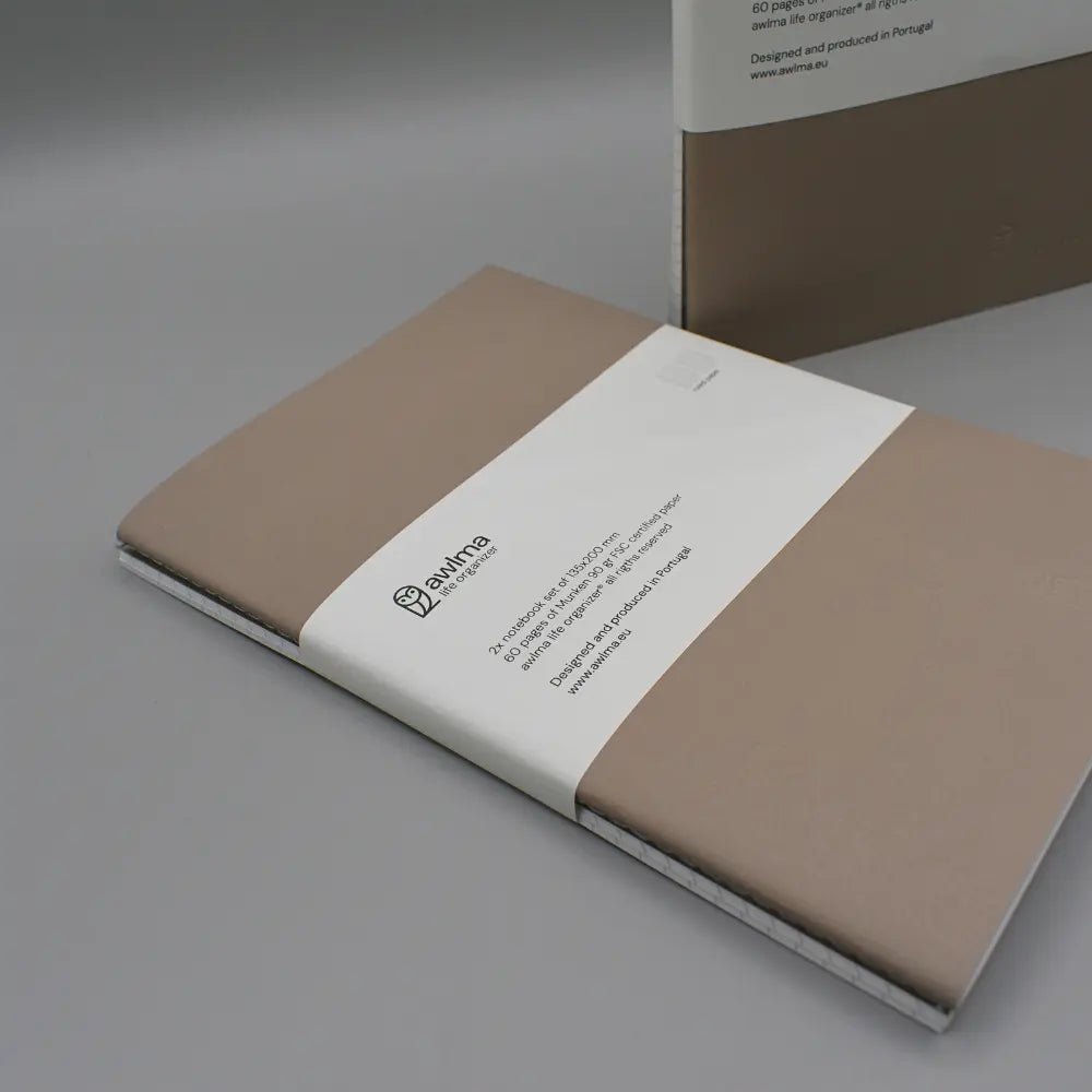 60 pages A5 Notebook Refills | Set of 2 - Awlma