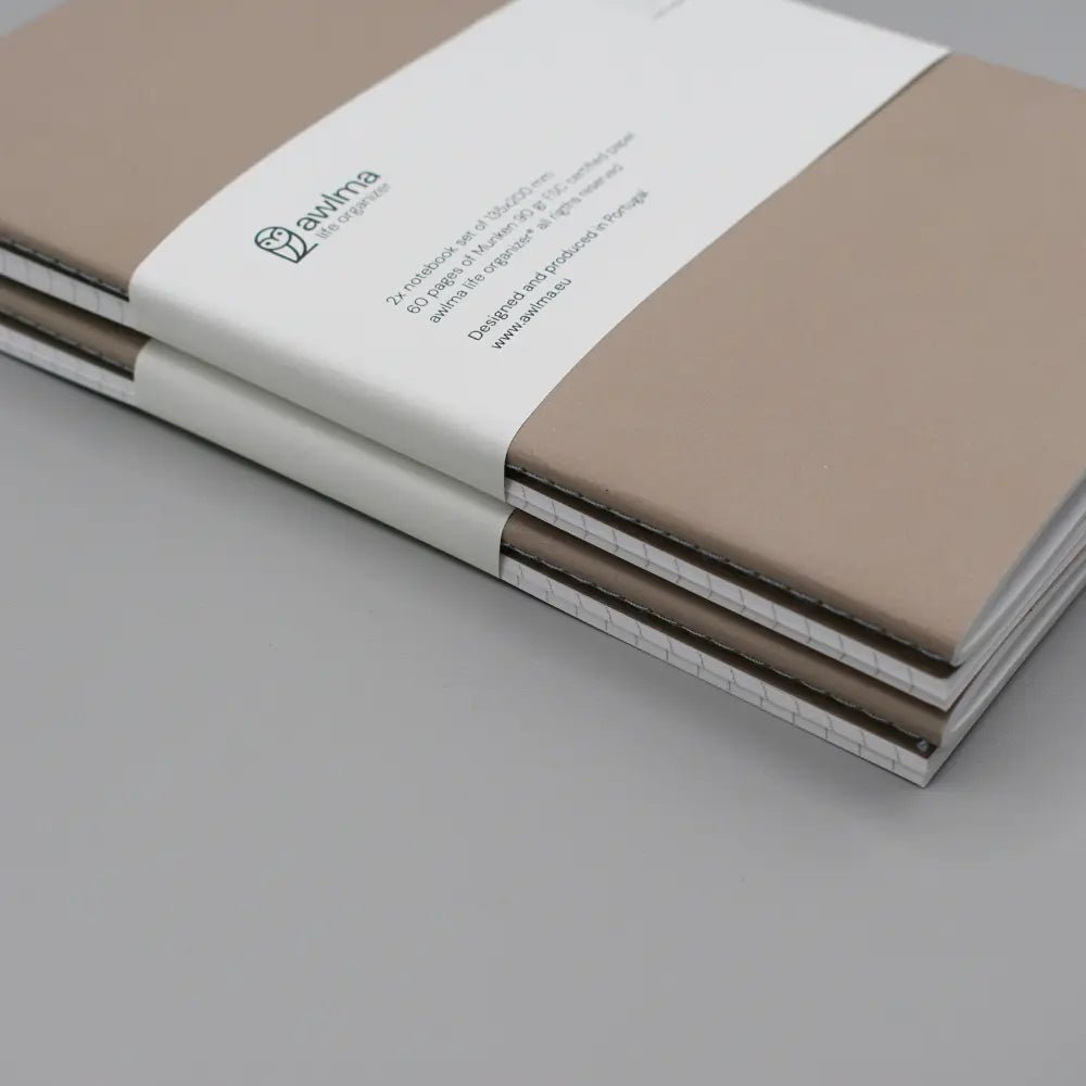 60 pages A5 Notebook Refills | Set of 2 - Awlma