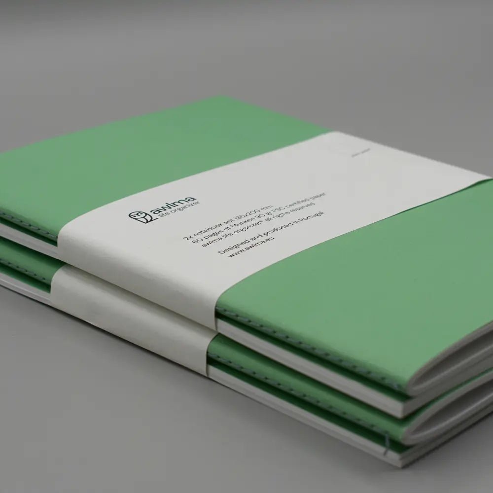 60 pages A5 Notebook Refills | Set of 2 - Awlma