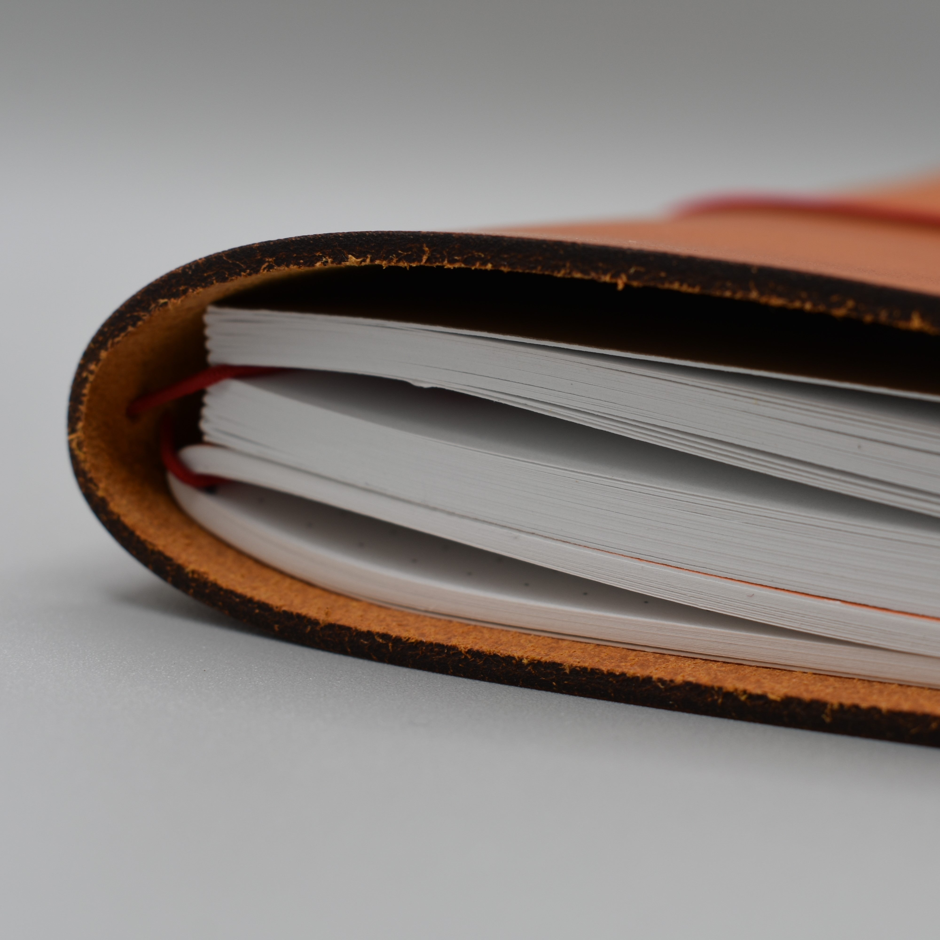 Plain Leather Portfolio A6