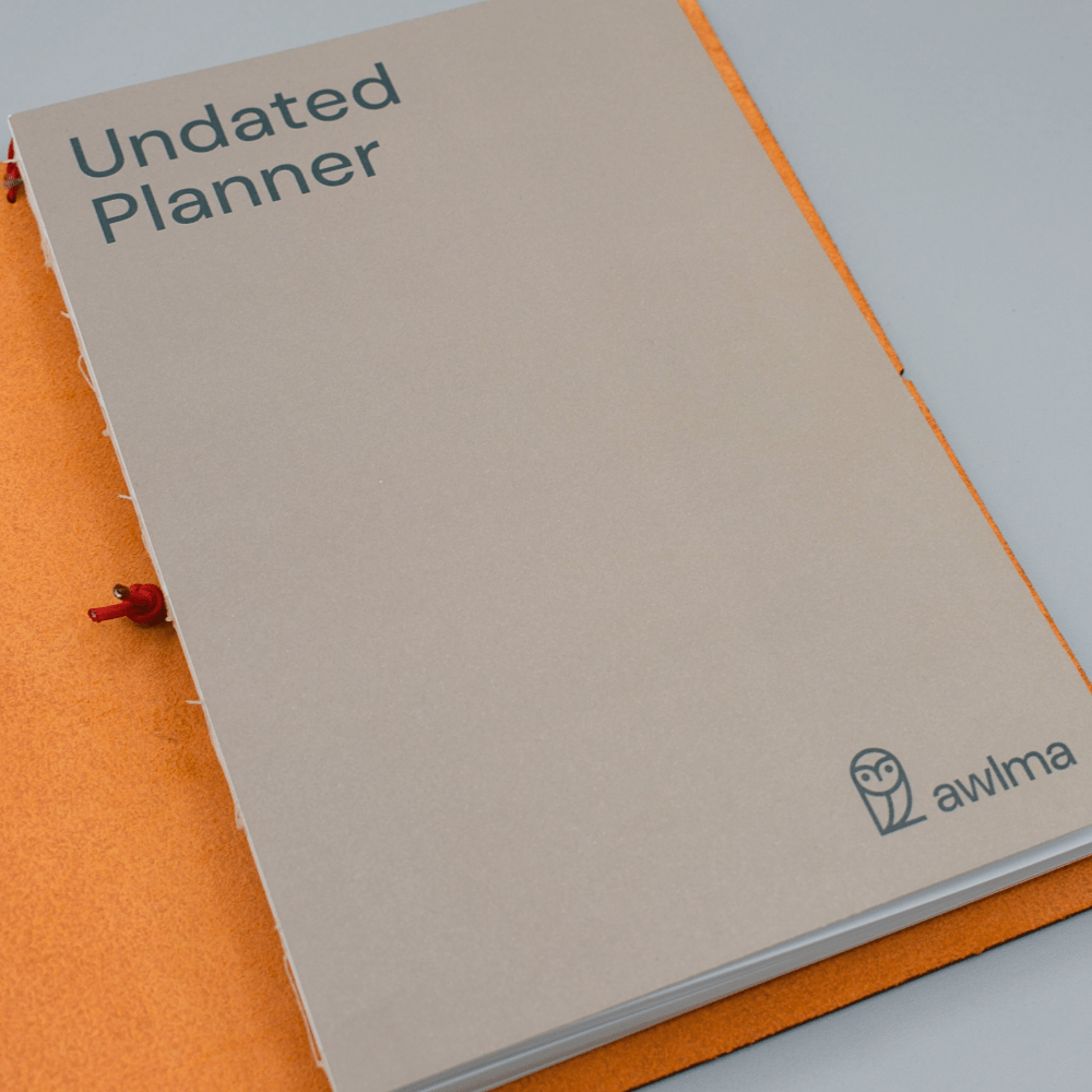 A5 Undated Planner - Awlma