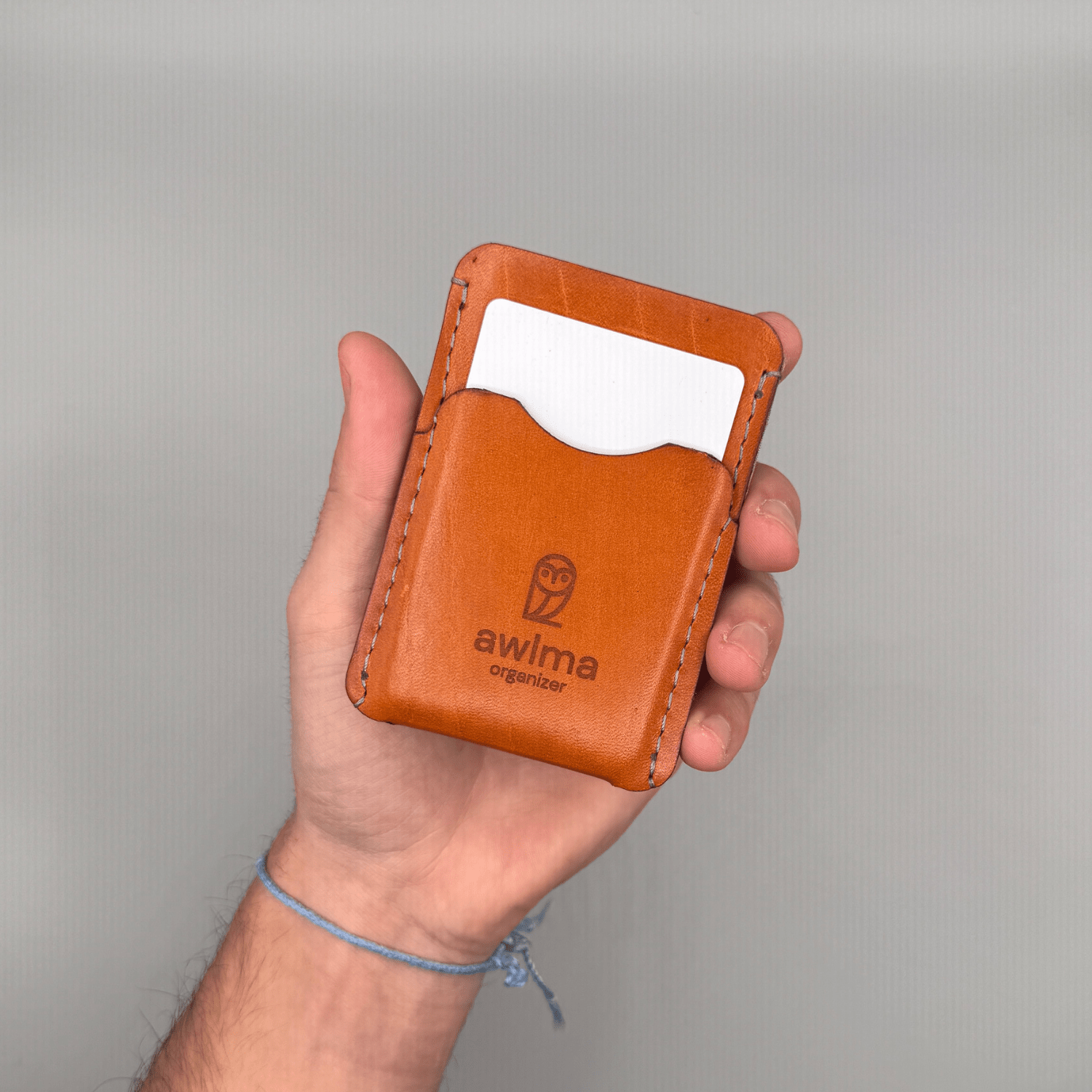 RFID Protected Leather Cardholder - Awlma