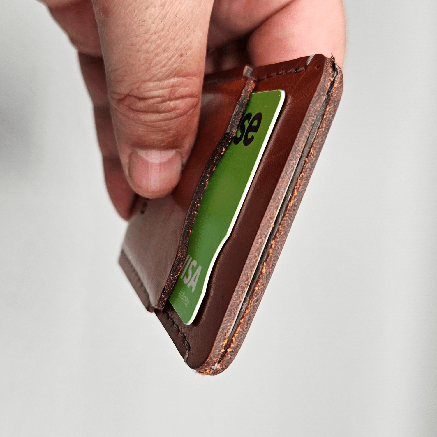 RFID Protected Leather Cardholder - Awlma